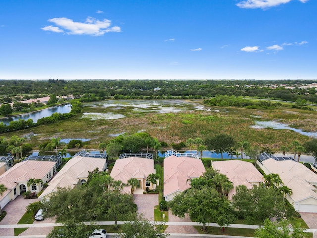 8378 Xanthus Ln, Wellington, FL 33414 - aerial perspective of suburban area featuring a large body of water