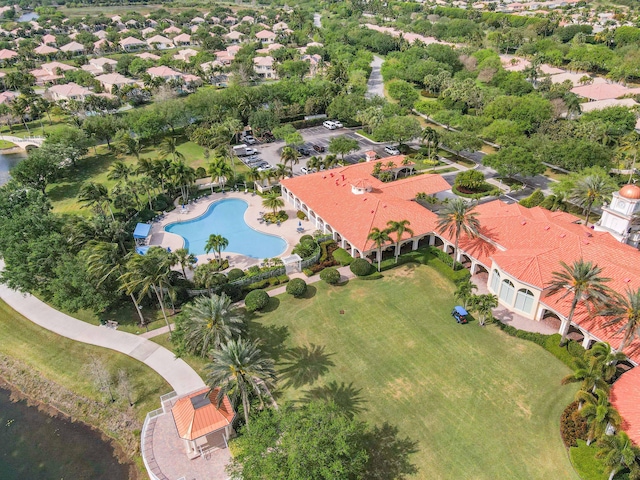 8378 Xanthus Ln, Wellington, FL 33414 - bird's eye view of a pool
