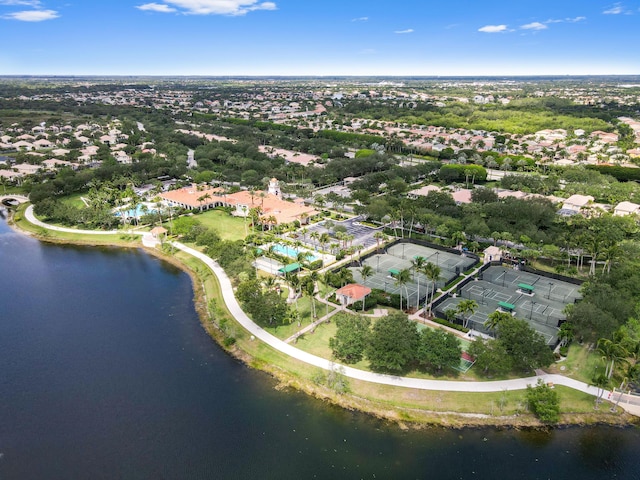 8378 Xanthus Ln, Wellington, FL 33414 - aerial view of property and surrounding area with a nearby body of water