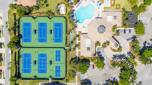 drone / aerial view