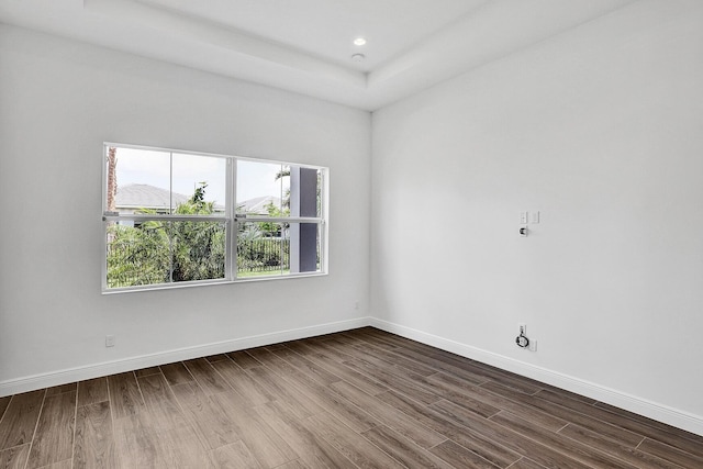 10064 Driftwood Way, Palm Beach Gardens, FL 33412 - unfurnished room featuring dark wood-type flooring and baseboards