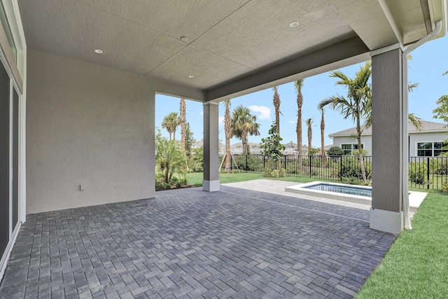 10064 Driftwood Way, Palm Beach Gardens, FL 33412 - fenced backyard with a patio