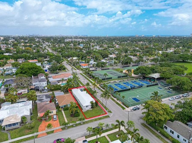 drone / aerial view