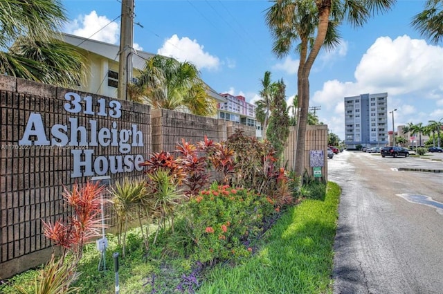 3113 S Ocean Dr Unit 301, Hallandale Beach, FL 33009 - community / neighborhood sign featuring fence