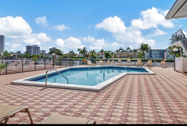3113 S Ocean Dr Unit 301, Hallandale Beach, FL 33009 - pool featuring a patio and fence