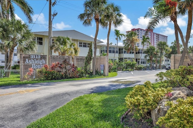 3113 S Ocean Dr Unit 301, Hallandale Beach, FL 33009 - exterior space with uncovered parking and fence