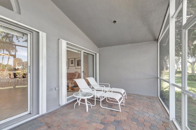 12792 Coral Lakes Dr, Boynton Beach, FL 33437 - sunroom with vaulted ceiling and healthy amount of natural light
