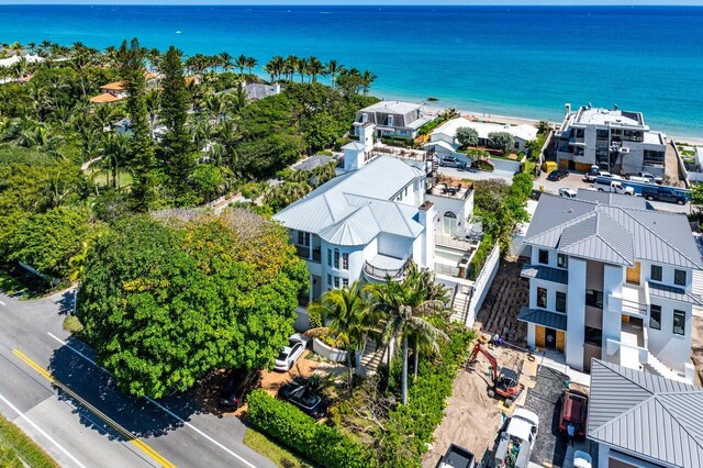 6080 Old Ocean Blvd, Ocean Ridge, FL 33435 - aerial view of waterfront with a beach