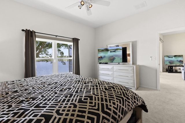 154 Berenger Walk, Royal Palm Beach, FL 33414 - carpeted bedroom with ceiling fan