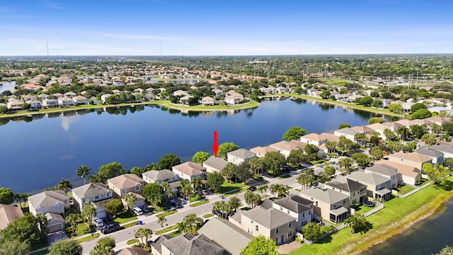 154 Berenger Walk, Royal Palm Beach, FL 33414 - aerial perspective of suburban area with a nearby body of water