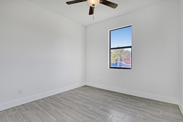 311 Ocean Pkwy, Boynton Beach, FL 33435 - unfurnished room featuring baseboards and a ceiling fan