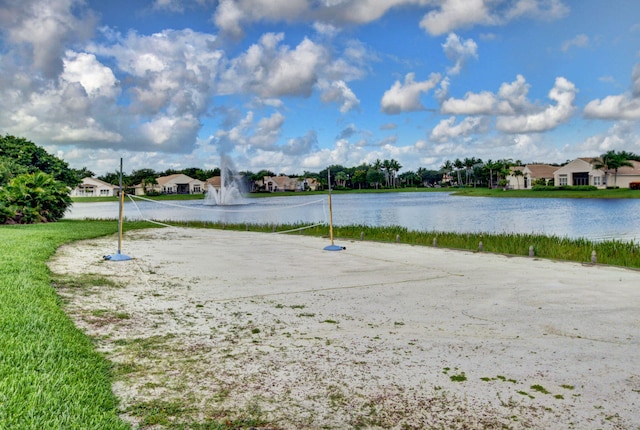 water view with a residential view