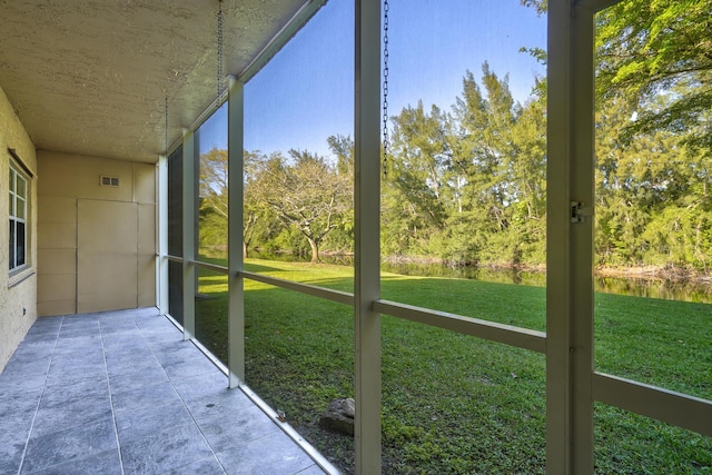 140 Lake Meryl Dr Unit 133, West Palm Beach, FL 33411 - view of unfurnished sunroom