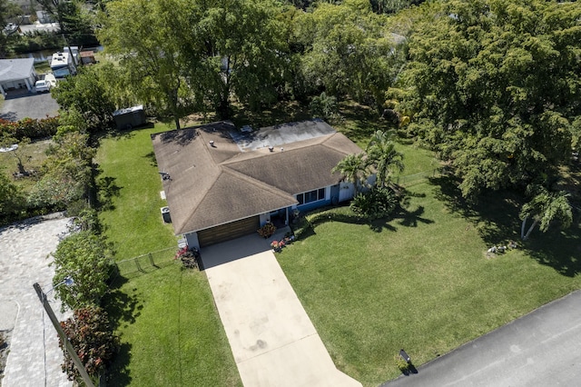 drone / aerial view