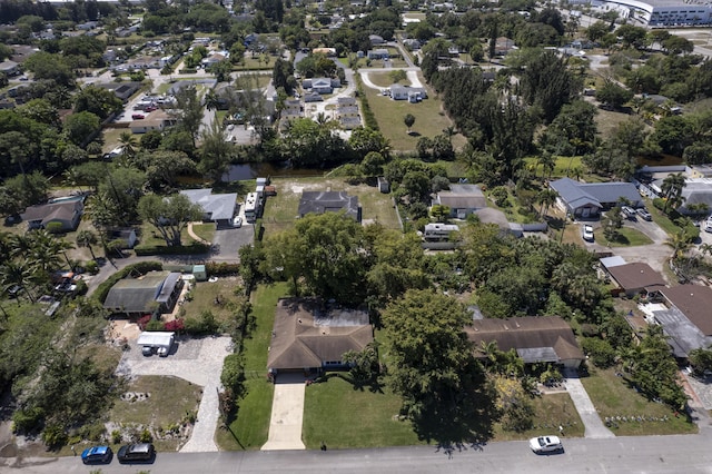 bird's eye view featuring a residential view