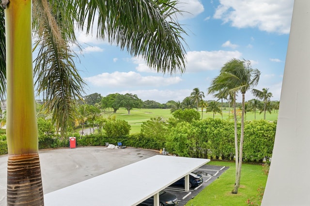 2400 Presidential Way Unit 302, West Palm Beach, FL 33401 - view of patio with golf course view