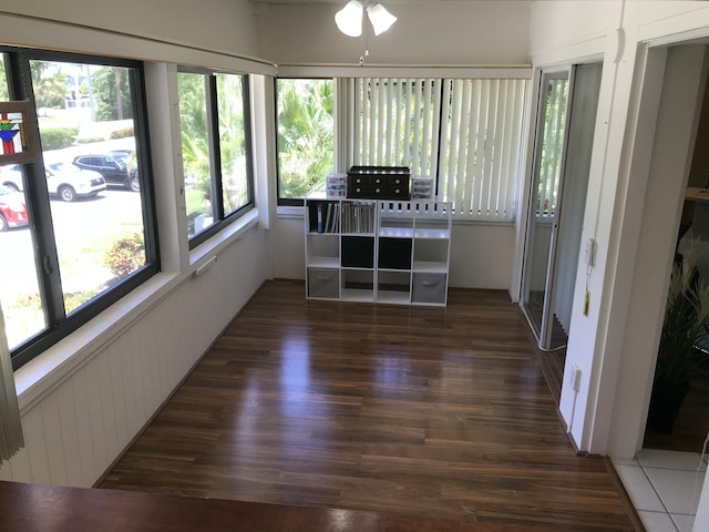 1800 SE Saint Lucie Blvd Unit 5203, Stuart, FL 34996 - unfurnished sunroom with wood finished floors