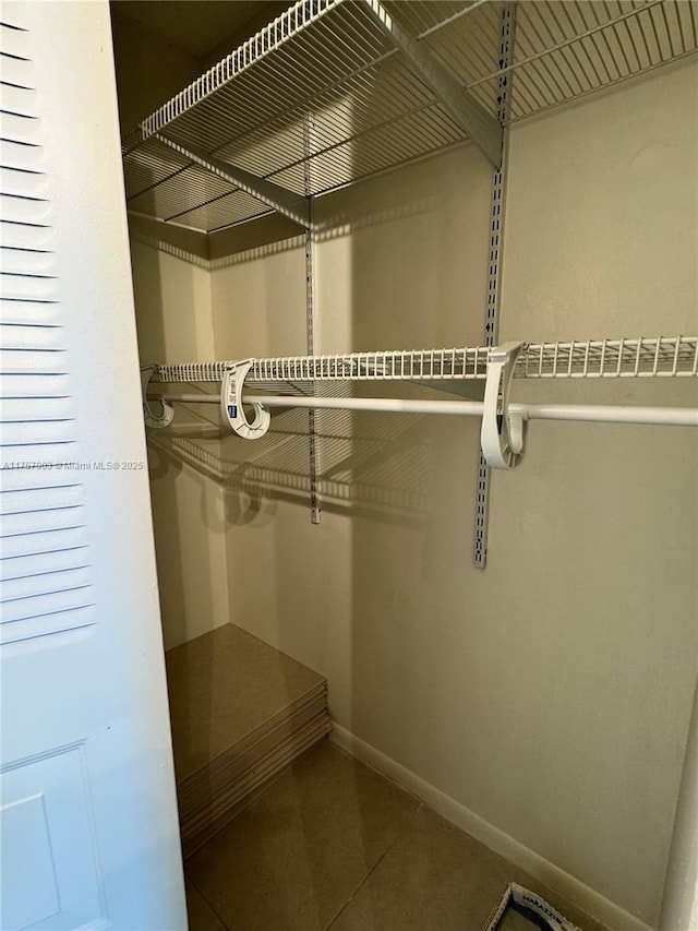 view of closet