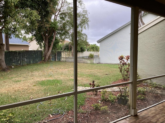 1112 Wild Cherry Ln, Wellington, FL 33414 - view of yard featuring fence