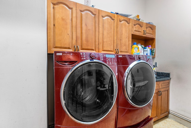 16090 Rio Del Paz, Delray Beach, FL 33446 - laundry area featuring separate washer and dryer and cabinet space