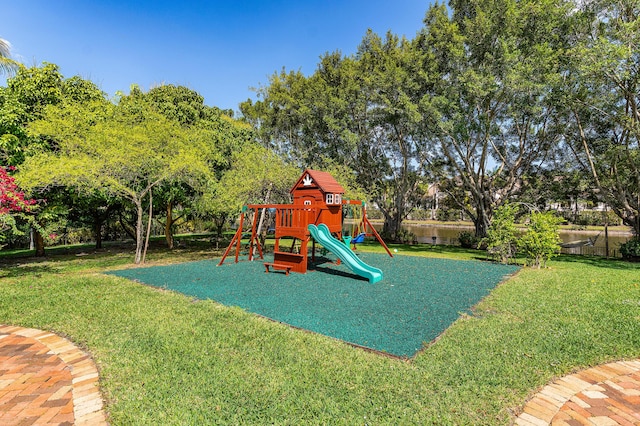 16090 Rio Del Paz, Delray Beach, FL 33446 - view of playground featuring a lawn