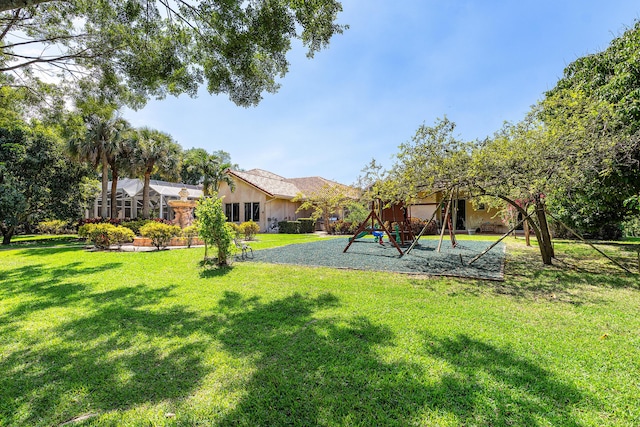 16090 Rio Del Paz, Delray Beach, FL 33446 - view of green lawn featuring a playground