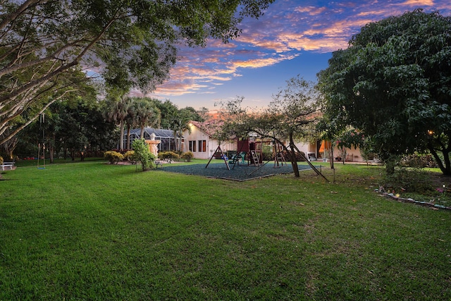 16090 Rio Del Paz, Delray Beach, FL 33446 - view of green lawn with a playground