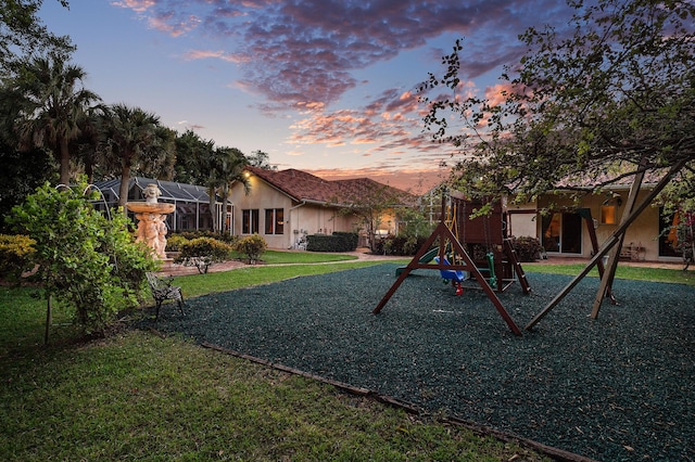 16090 Rio Del Paz, Delray Beach, FL 33446 - view of play area featuring a yard