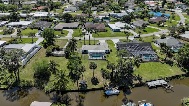 131 NE Naranja Ave, Port Saint Lucie, FL 34983 - birds eye view of property featuring a residential view and a water view