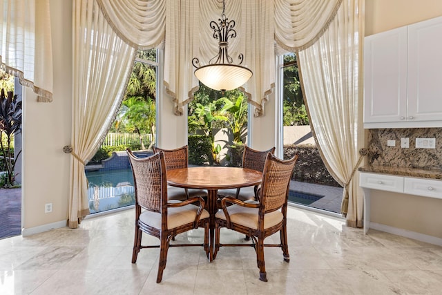 16137 Via Monteverde, Delray Beach, FL 33446 - dining space with baseboards