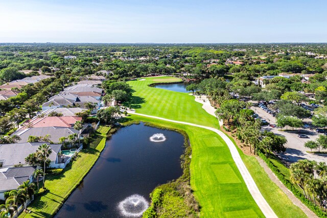 16137 Via Monteverde, Delray Beach, FL 33446 - drone / aerial view with a water view