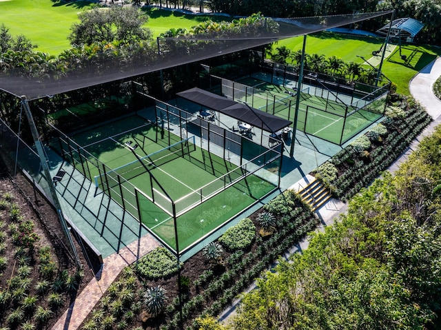16137 Via Monteverde, Delray Beach, FL 33446 - view of sport court with fence