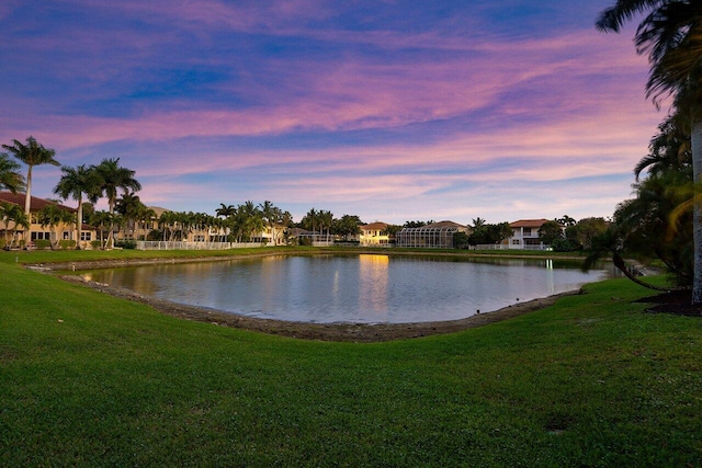 water view with a residential view