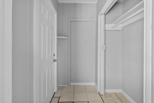 652 Bayberry Dr, Lake Park, FL 33403 - hall featuring marble finish floor and baseboards