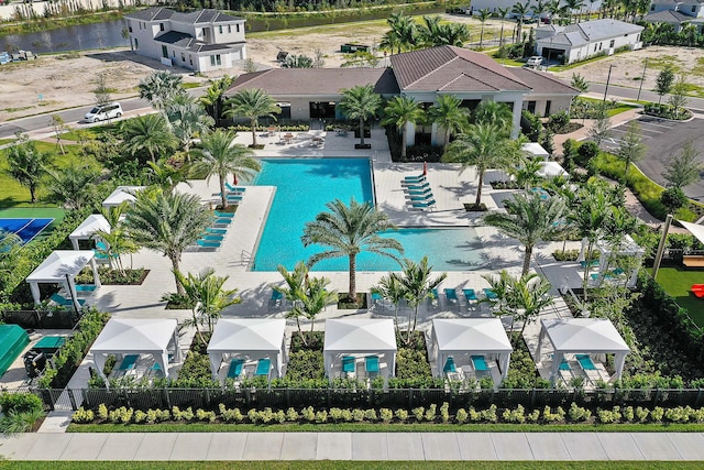 13471 Artisan Cir, Palm Beach Gardens, FL 33418 - aerial view of a pool area