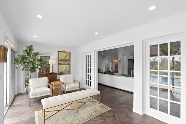 3510 Embassy Dr, West Palm Beach, FL 33401 - living area with recessed lighting
