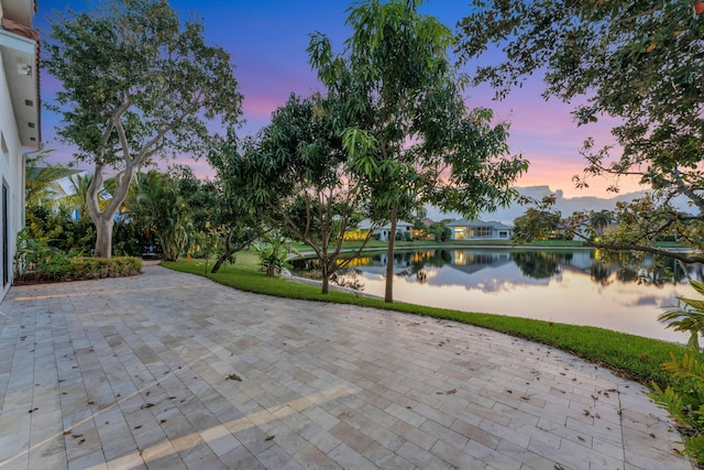 6131 NW 30th Ave, Boca Raton, FL 33496 - view of patio / terrace featuring a water view
