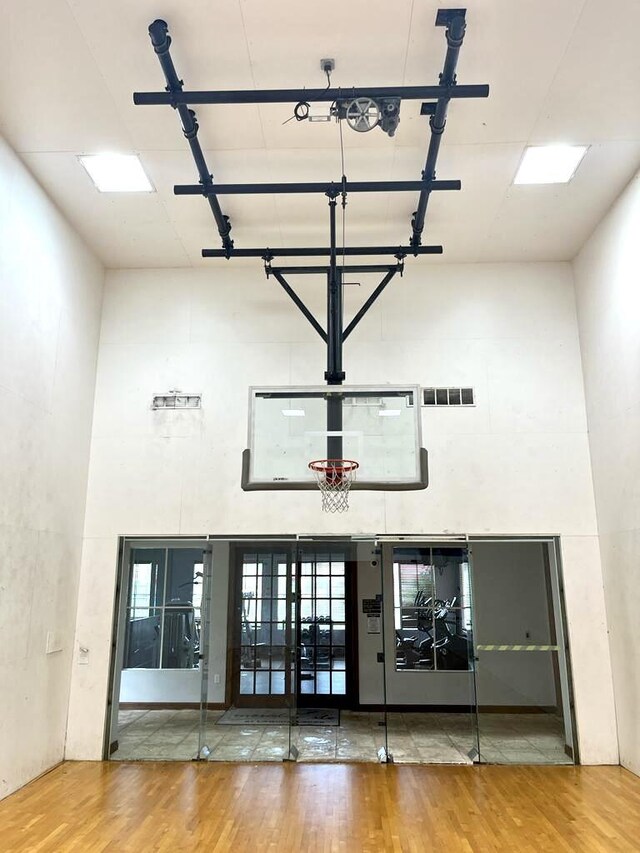 view of basketball court
