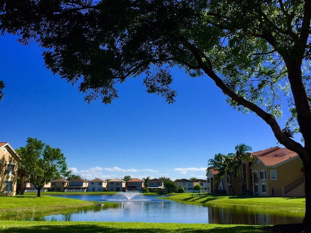 water view with a residential view