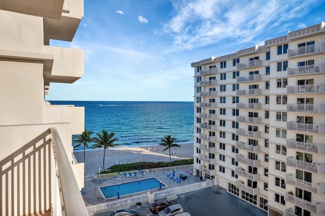 property view of water