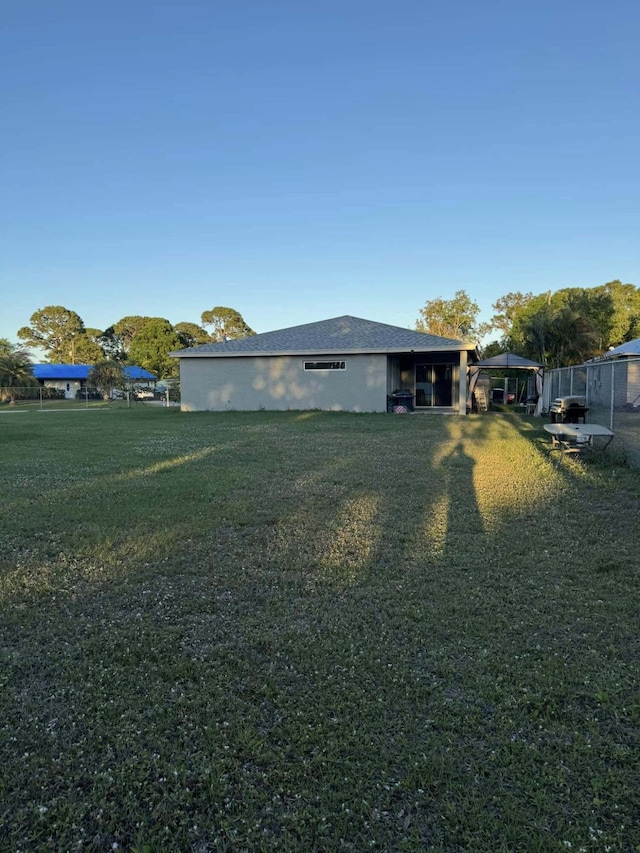view of yard