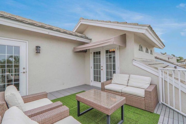 1000 N US Highway 1 Unit 656, Jupiter, FL 33477 - view of patio / terrace featuring an outdoor living space and french doors