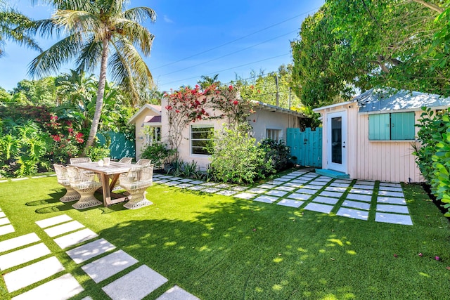426 30th St, West Palm Beach, FL 33407 - view of yard featuring a patio area