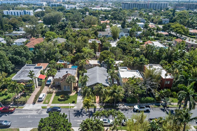 426 30th St, West Palm Beach, FL 33407 - bird's eye view with a water view and a residential view