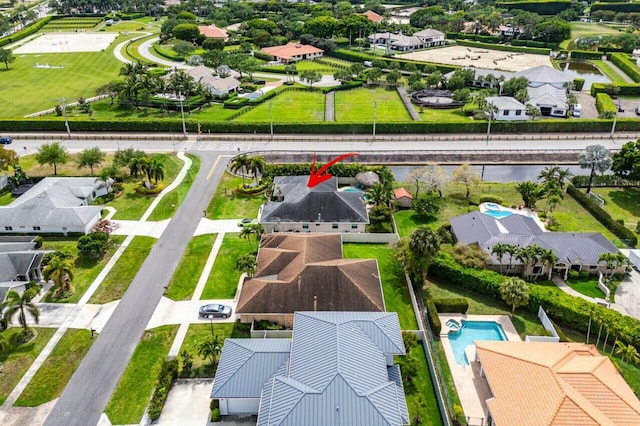 2999 Dovedale Ct, Wellington, FL 33414 - bird's eye view featuring a residential view