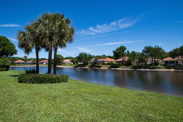 water view featuring a residential view