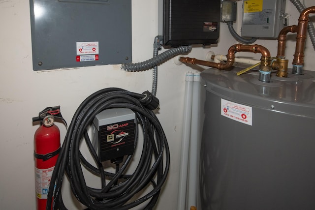 utilities featuring water heater