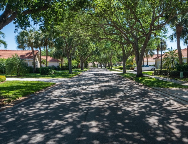 view of road