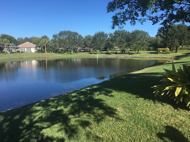 view of water feature