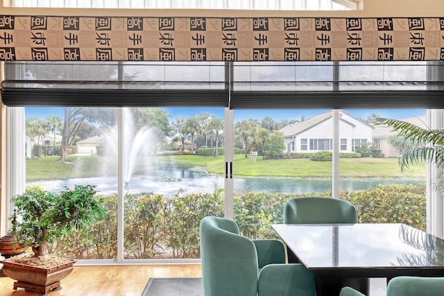 6308 Crystal View Ln, Boynton Beach, FL 33437 - sunroom with a water view